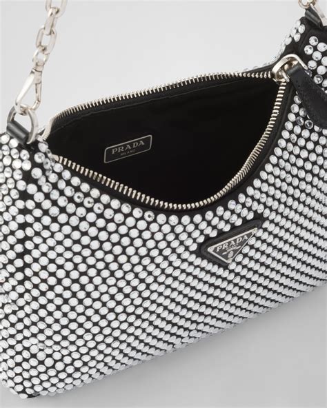 prada small crystal bag|Prada re edition crystal bag.